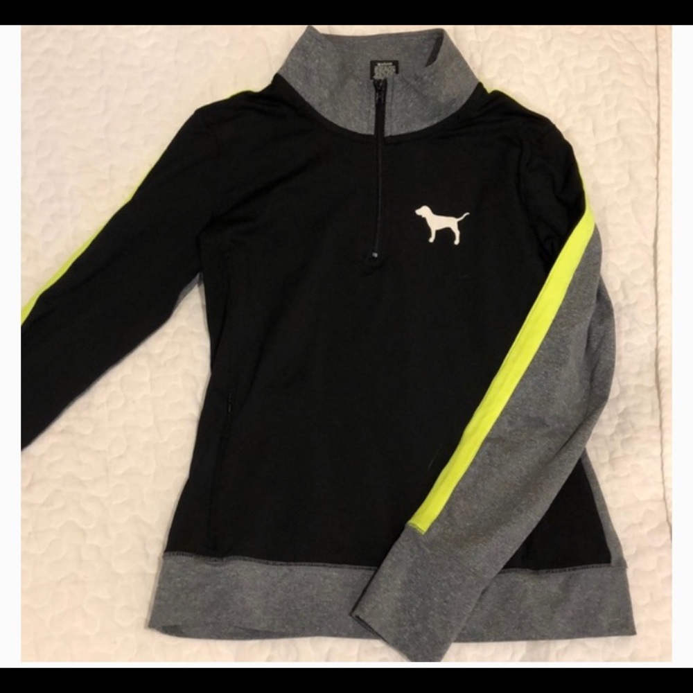 Victoria secret pink ultimate half zip -